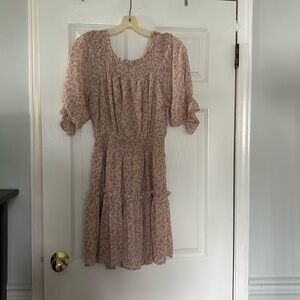 Floral off the shoulder dress